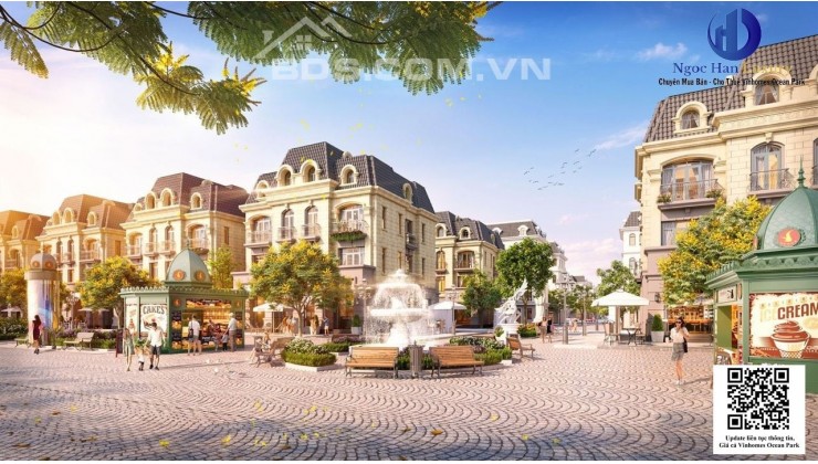 Cho thuê Shophouse đã hoàn thiện đẹp, tiện mở Quán Cafe, nhà hàng tại Vinhomes Ocean Park. Giá 20 triệu/ tháng